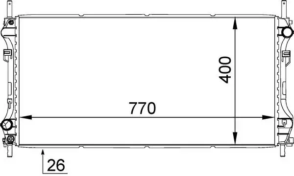 MAHLE CR1346000S Radyatör resmi