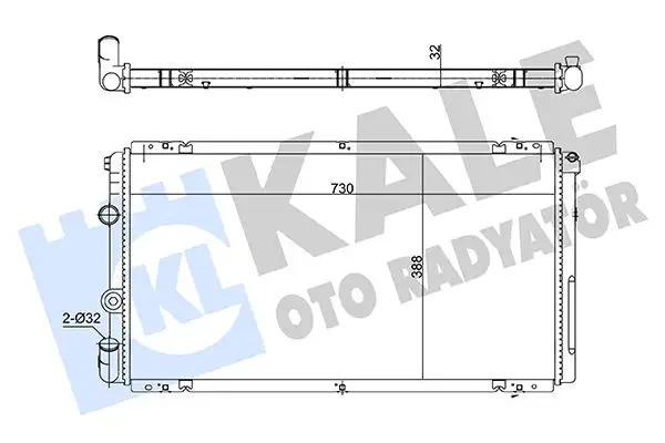 KALE 362735 Radyatör resmi