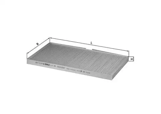 MAHLE LA58 Polen Filtresi 4A1820367 resmi