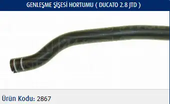 MASTER M2867 Yedek Su Deposu Hortumu 1329636080 resmi
