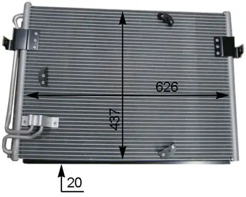MAHLE AC174000S Klima Radyatörü 64531392941 resmi