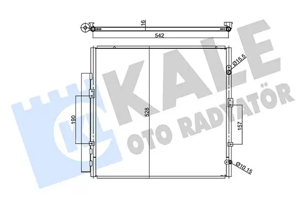 KALE 357995 Klima Radyatörü 8846160160 resmi