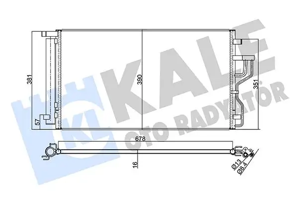 KALE 379600 Klima Radyatörü 976062S501 resmi