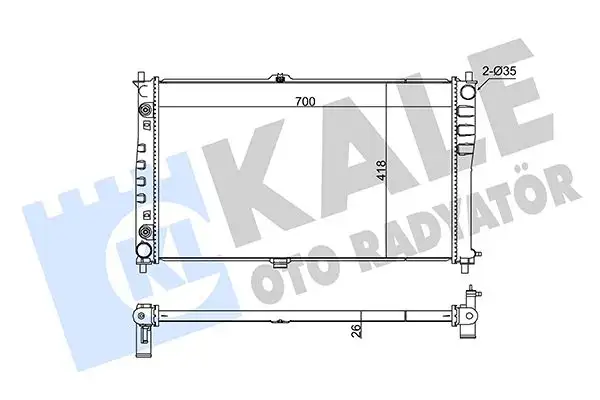 KALE 347865 Radyatör resmi