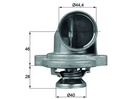 MAHLE TI2380 Termostat A6012030575 resmi