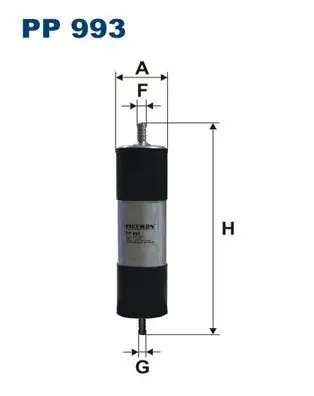 FILTRON PP993 Yakıt Filtresi 4F0127401F resmi