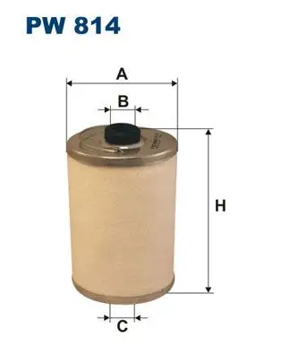 FILTRON PW814 Yakıt Filtresi resmi