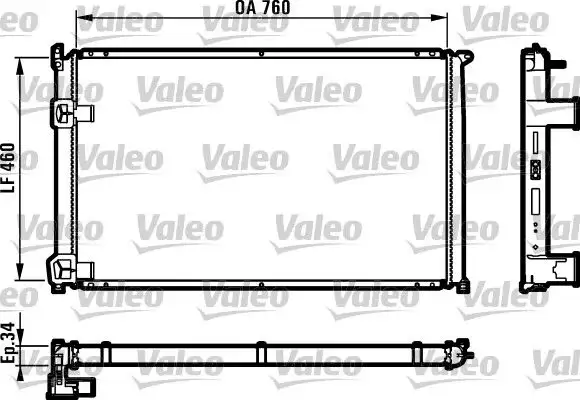VALEO 732063 Radyatör resmi