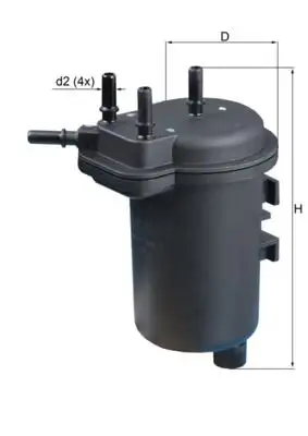 MAHLE KL432 Yakıt Filtresi 8200458420 resmi