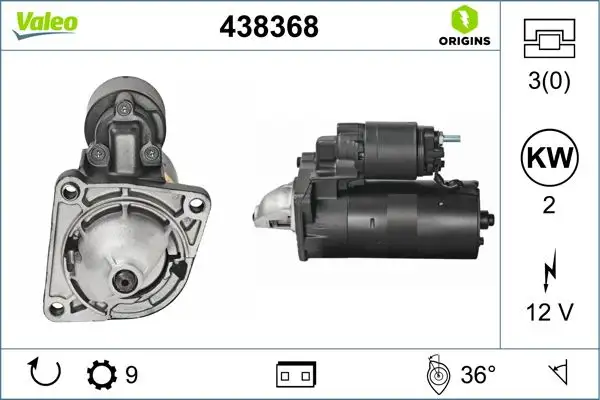 VALEO 438368 Marş Motoru resmi