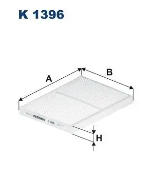 FILTRON K1396 Polen Filtresi 82354791 resmi