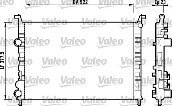 VALEO 732948 Radyatör 46833511 resmi