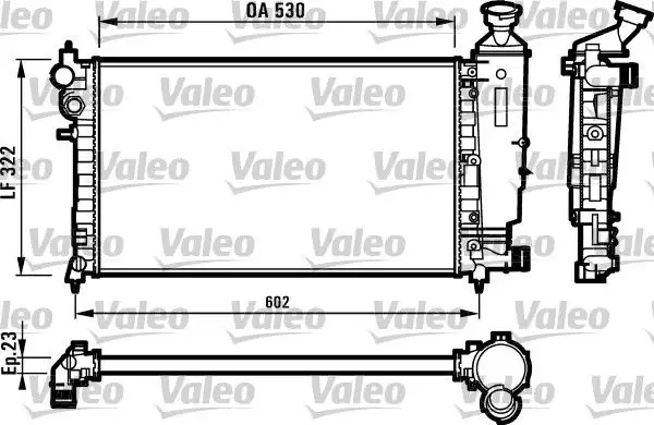VALEO 731526 Radyatör resmi