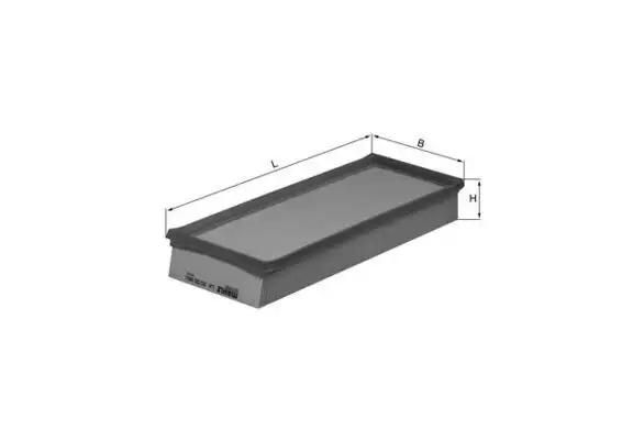 MAHLE LX2038 Hava Filtresi 13717561235 resmi