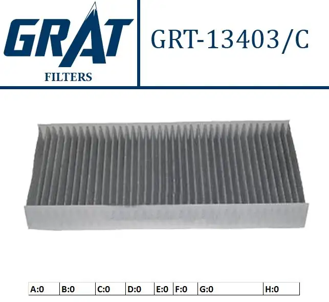 GRAT 13403C Polen Filtresi (Karbonlu) 6447YJ resmi