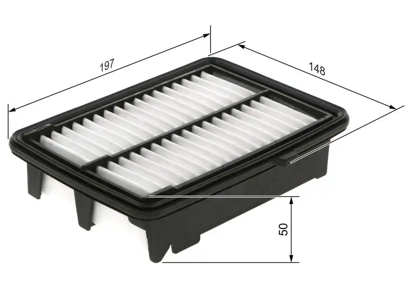 BOSCH F026400384 Hava Filtresi 172205R0008 resmi
