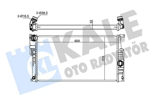 KALE 346065 Radyatör resmi