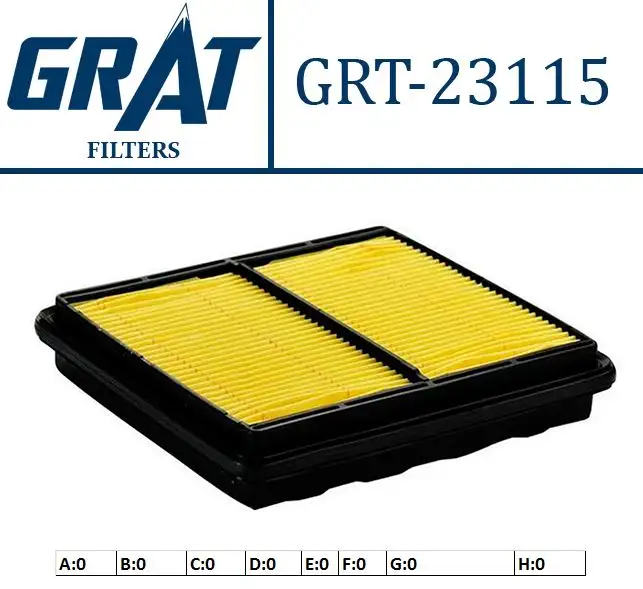 GRAT 23115 Hava Filtresi 17220P07000 resmi