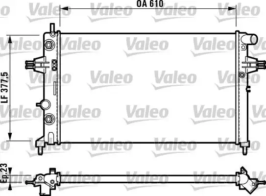 VALEO 732549 Radyatör resmi