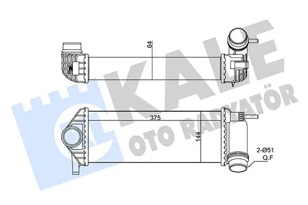 KALE 350915 Turbo Radyatörü resmi
