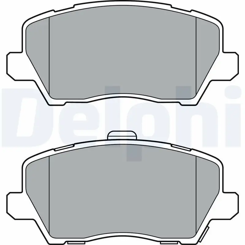 DELPHI LP3363 Ön Fren Balatası 58101G6A40 resmi