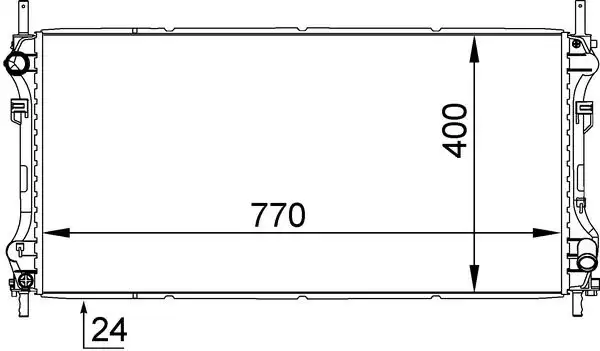MAHLE CR1143000S Radyatör resmi