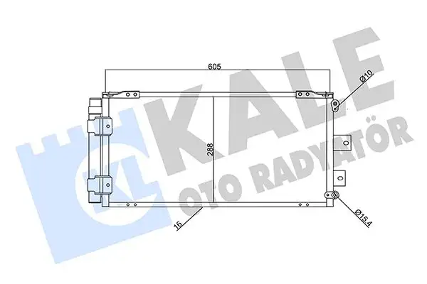 KALE 357940 Klima Radyatörü 8846002080 resmi