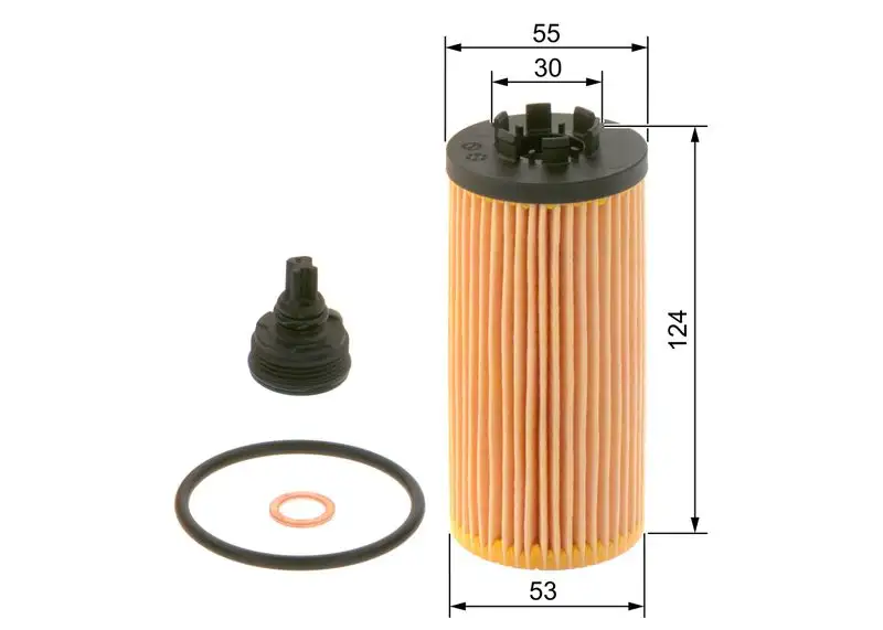 BOSCH F026407277 Yağ Filtresi 11428593186 resmi