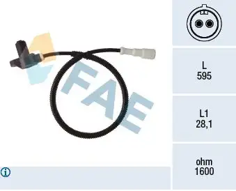FAE 78400 ABS Hız Sensörü (Ön) resmi