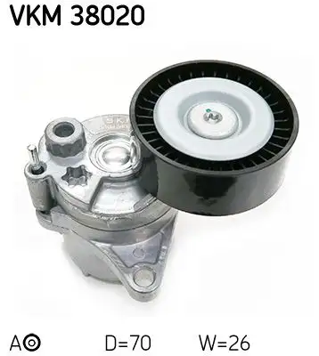 SKF VKM38020 Kayış Gergi Kütüğü resmi