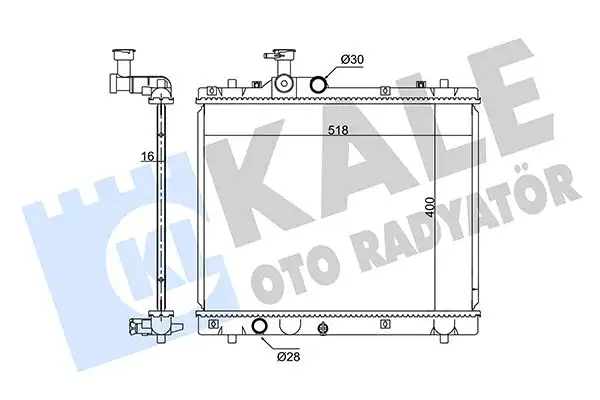 KALE 362690 Radyatör resmi
