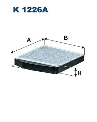 FILTRON K1226A Polen Filtresi (Karbonlu) resmi
