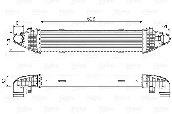 VALEO 818616 Turbo Radyatörü A2045000100 resmi