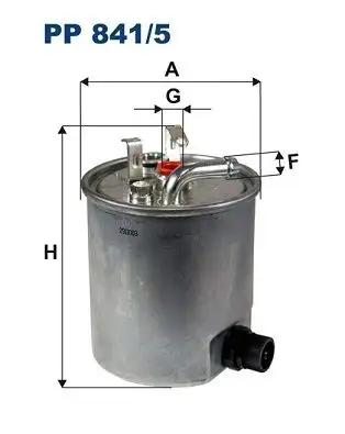 FILTRON PP841/5 Yakıt Filtresi A6120920001 resmi
