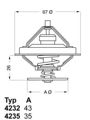 WAHLER 4235.80D Termostat 11531713040 resmi