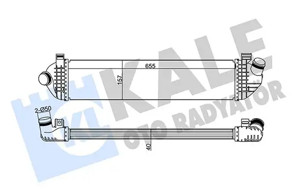 KALE 345145 Turbo Radyatörü resmi