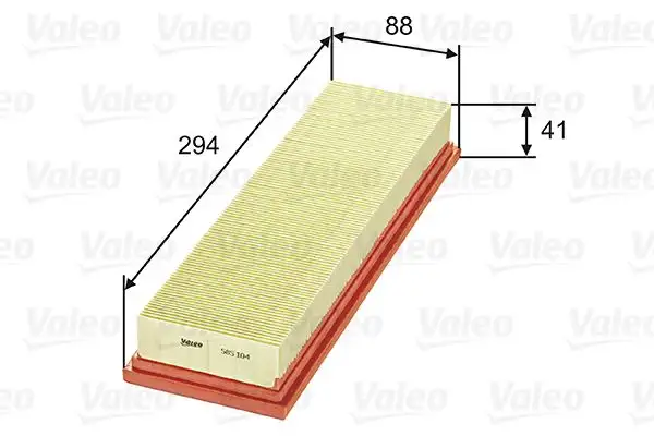 VALEO 585104 Hava Filtresi 7701036270 resmi