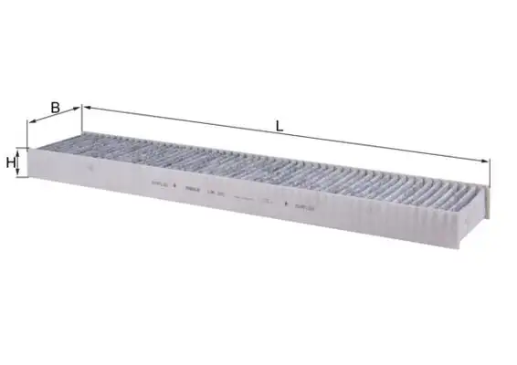 MAHLE LAK242 Polen Filtresi (Karbonlu) resmi