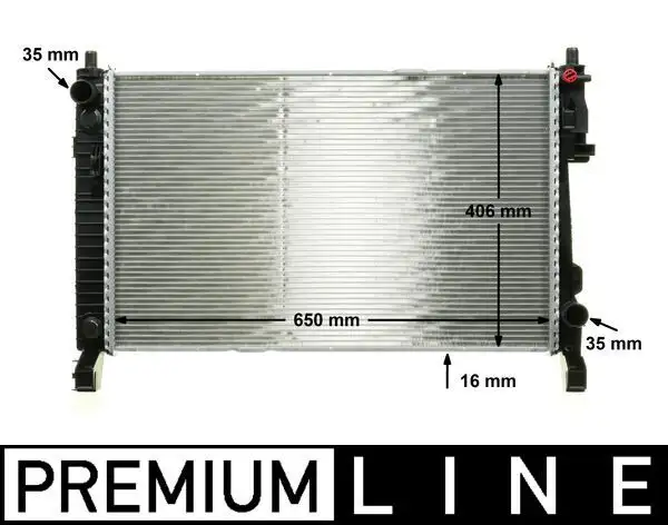 MAHLE CR661000P Radyatör A1695000703 resmi