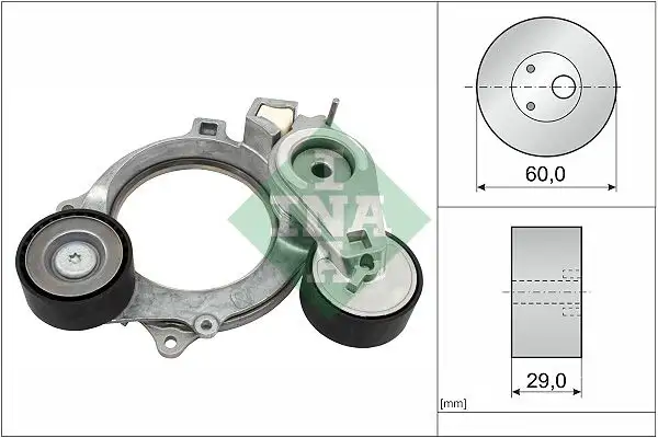 INA 534093510 Kayış Gergi Kütüğü 05E903305F resmi