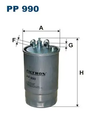 FILTRON PP990 Yakıt Filtresi 813059 resmi