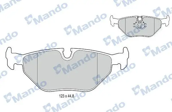 MANDO MBF015120 Arka Fren Balatası resmi