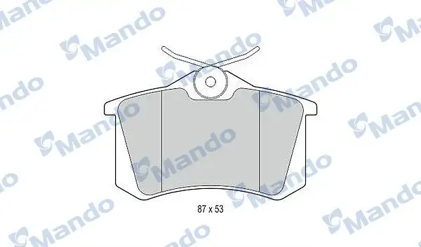 MANDO MBF015083 Arka Fren Balatası resmi