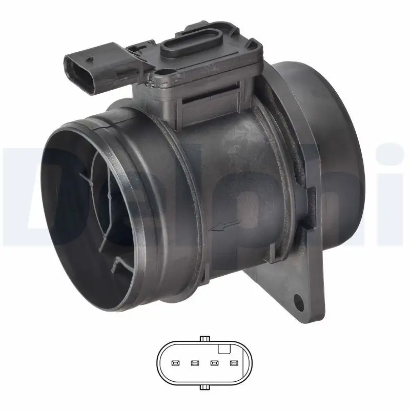 DELPHI AF10656-12B1 Hava Debimetresi 04L906461B resmi