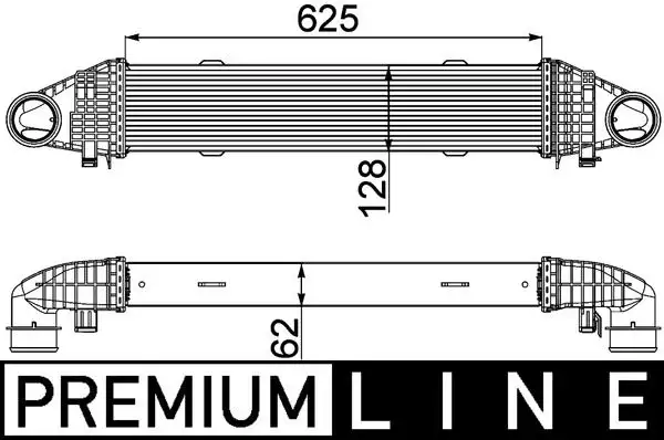 MAHLE CI358000P Turbo Radyatörü A2045000300 resmi