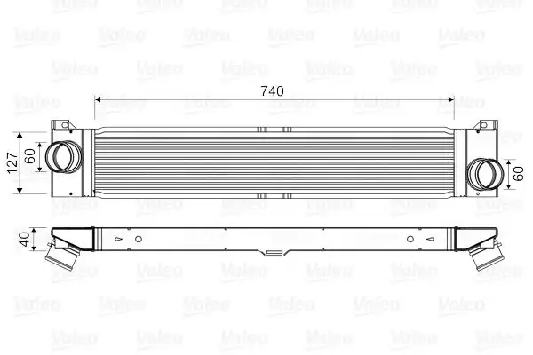VALEO 818586 Turbo Radyatörü 1340763080 resmi