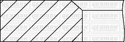 YENMAK 99-09495-050 Motor Segmanı (0.50) resmi