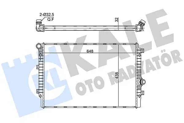 KALE 363170 Radyatör resmi