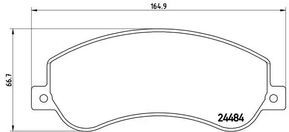 BREMBO P85115 Ön Fren Balatası resmi
