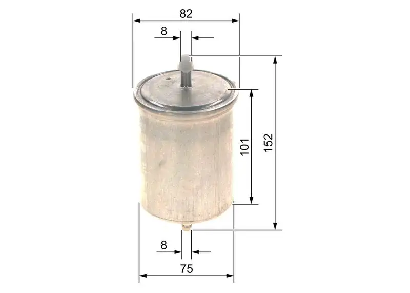 BOSCH 09864B2031 Yakıt Filtresi resmi